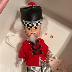 Madame Alexander Red, Black, and Silver Nutcracker Prince Doll in box